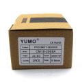 Yumo Cm18-2008A Distância De Detecção Plástica 0-8mm Ajustável AC + Sem Interruptor De Proximidade Capacitivo